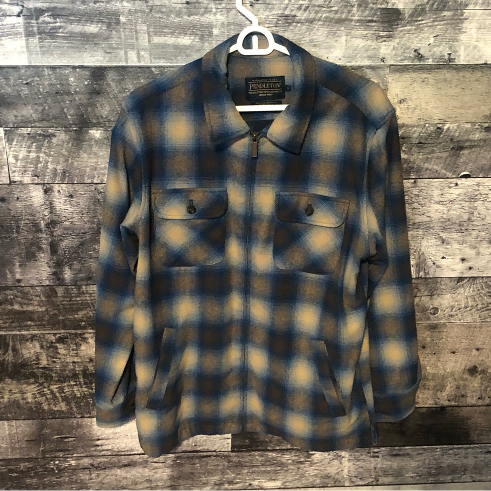 Pendleton Men’s Vintage Western Fullzip Jacket Shirt